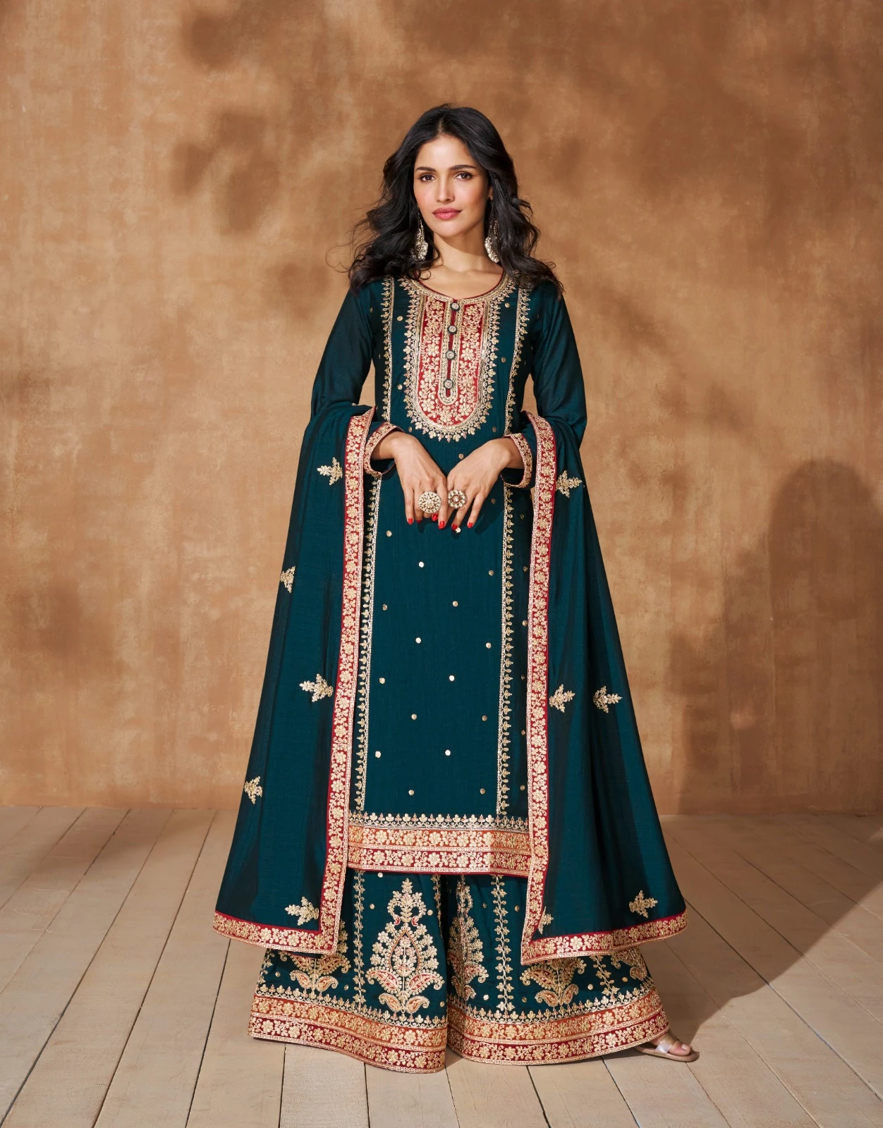 Aashirwad Tamanna Premium Silk Wholesale Designer Readymade Salwar Suit Catalog — Wholesale Salwar Suits, Aashirwad Creation wholesale from Surat - Gallery Image 4